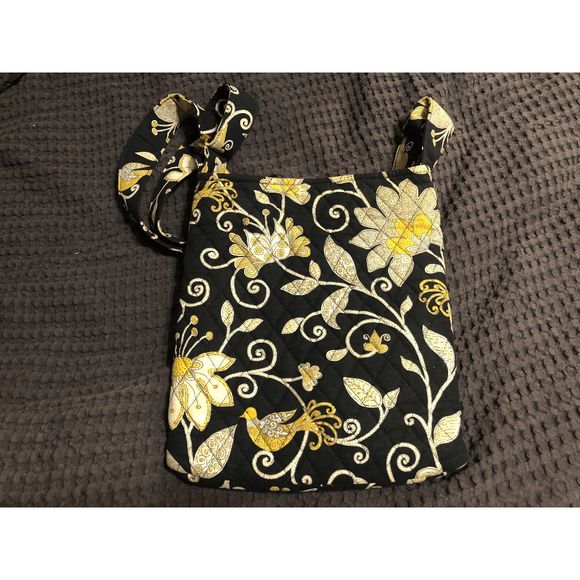Vera Bradley Yellow Bird Miller Crossbody Bag - Picture 6 of 6